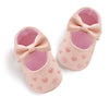Classic Bow Baby Girl First Walker Shoes with Anti-Slip Sole