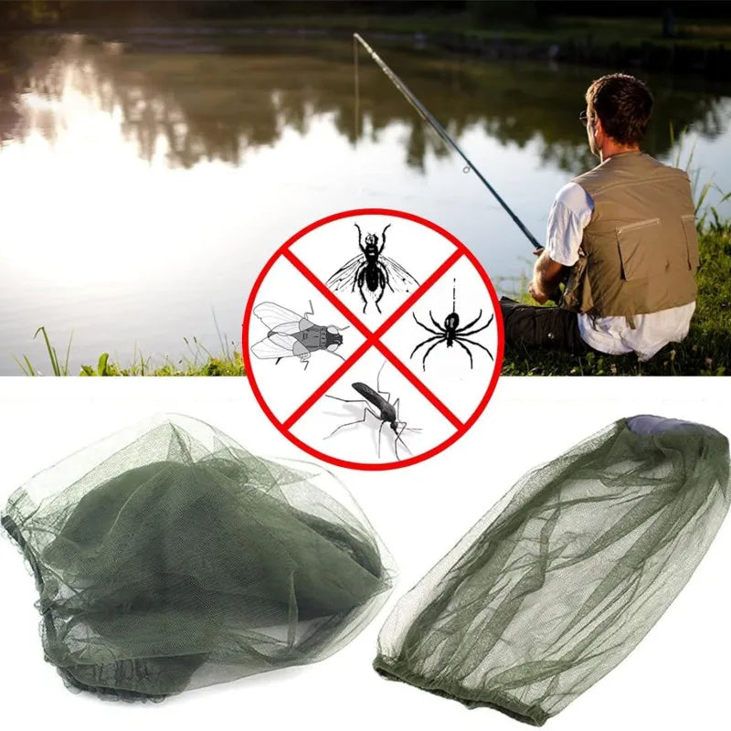 Mosquito-Proof Fishing Cap with Breathable Mesh Face Shield