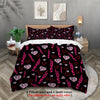 3-Piece Microfiber Comforter Set with Duvet Cover and Pillowcases