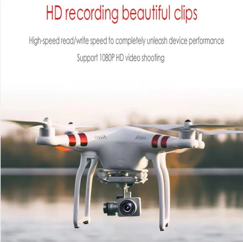 High-Speed MicroSD Memory Card with SD Adapter