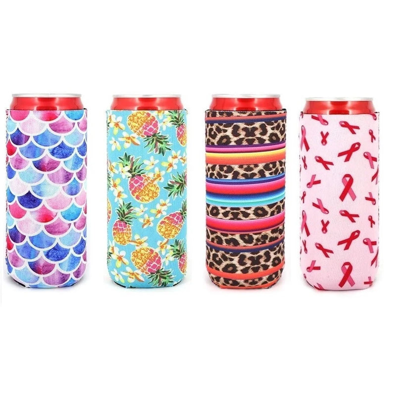 Slim Can Cooler Sleeves (4-Pack)