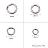 Set of four vintage western belt buckles in antique gold and silver finishes, varying in size.