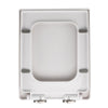 Soft-Closing Toilet Seat with Anti-Bacterial Lid