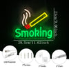 Cigar-Themed LED Neon Wall Sign