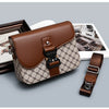Men's Jacquard Crossbody Bag with Waterproof Finish