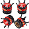 Crystal Crown Tire Valve Caps - Set of 4