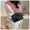 Retro Schlangenmuster Quadratische Crossbody-Tasche