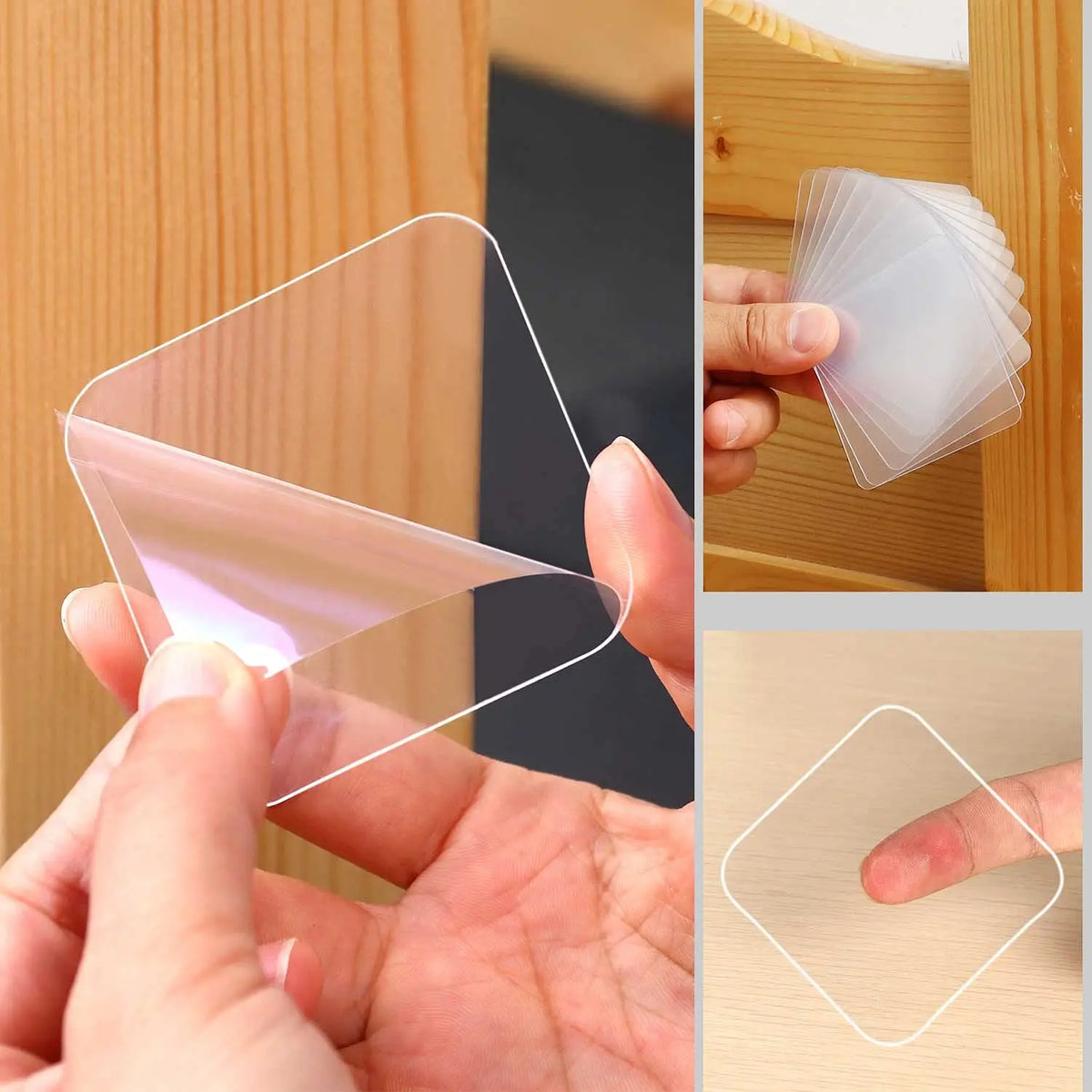 Heavy-Duty Nano Tape – Reusable Double-Sided Adhesive Pads