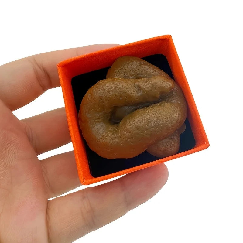 Realistic Fake Poop Prank Toy – Soft, Safe & Hilarious Gag Gift