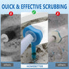 Comparison showing a disposable toilet brush refill with built-in cleaning solution as a Homebetter option for scrubbing.