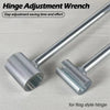 Dual-Head Door Hinge Alignment and Repair Wrench