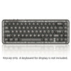 A set of 115 keycaps for a mechanical keyboard, featuring crystal clear and RGB backlit designs.