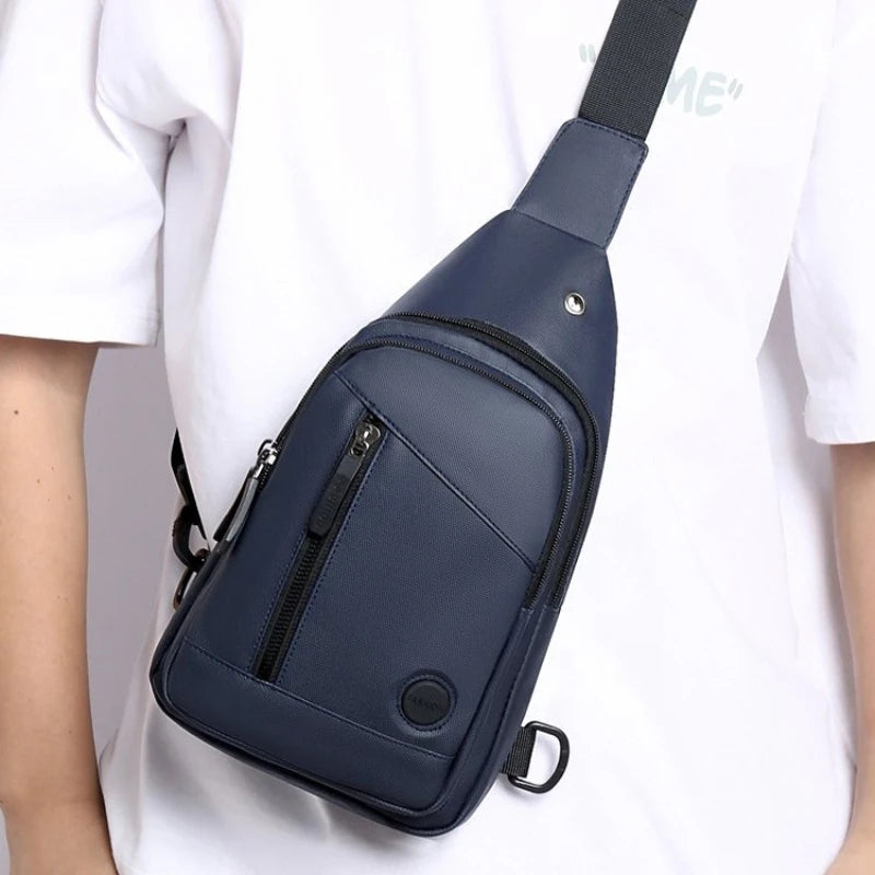 Men's Crossbody Sling Bag with Adjustable Strap