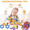 Snowflake Interlocking Building Blocks for Creative Play