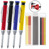 Solid Wood Carpenter's Mechanical Pencil
