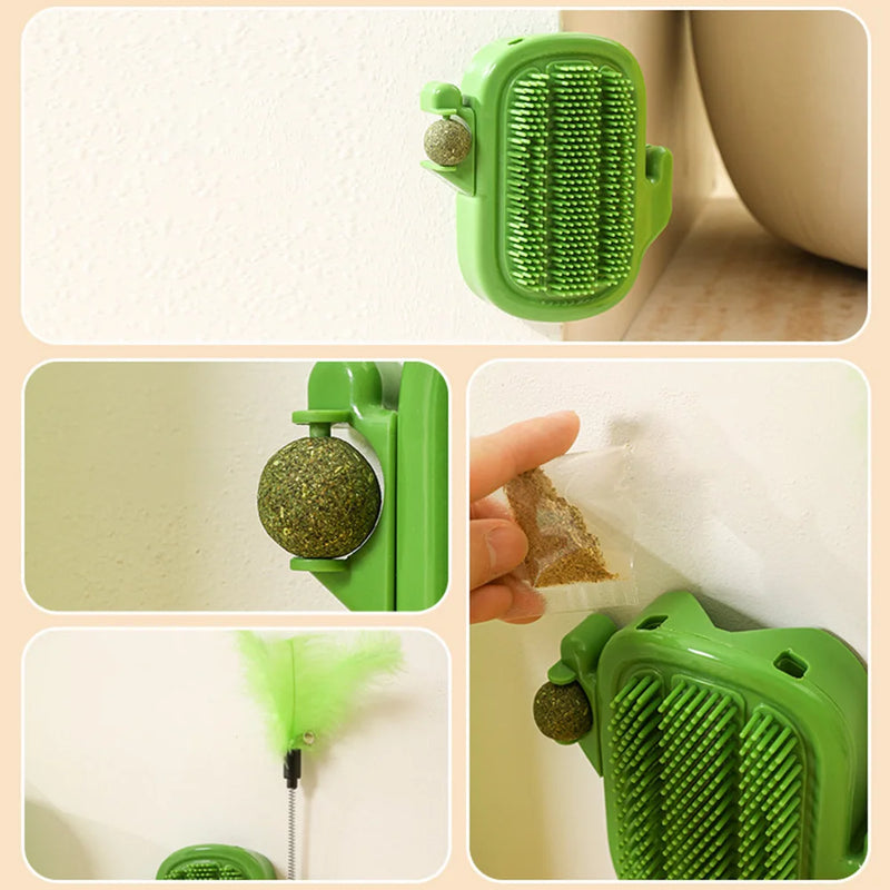 Interactive Cactus Cat Scratcher & Toy