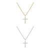 Collier Croix en Or 14K Plaqué pour Femmes