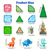 Magnetic Dinosaur Volcano Building Blocks Set
