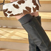 Vintage Y2K Vegetable-Tanned Leather Cylinder Bag