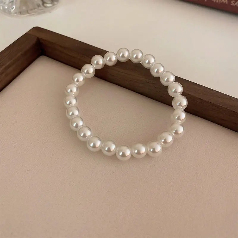 Bracelet Perles de Simili-Perles Élégant