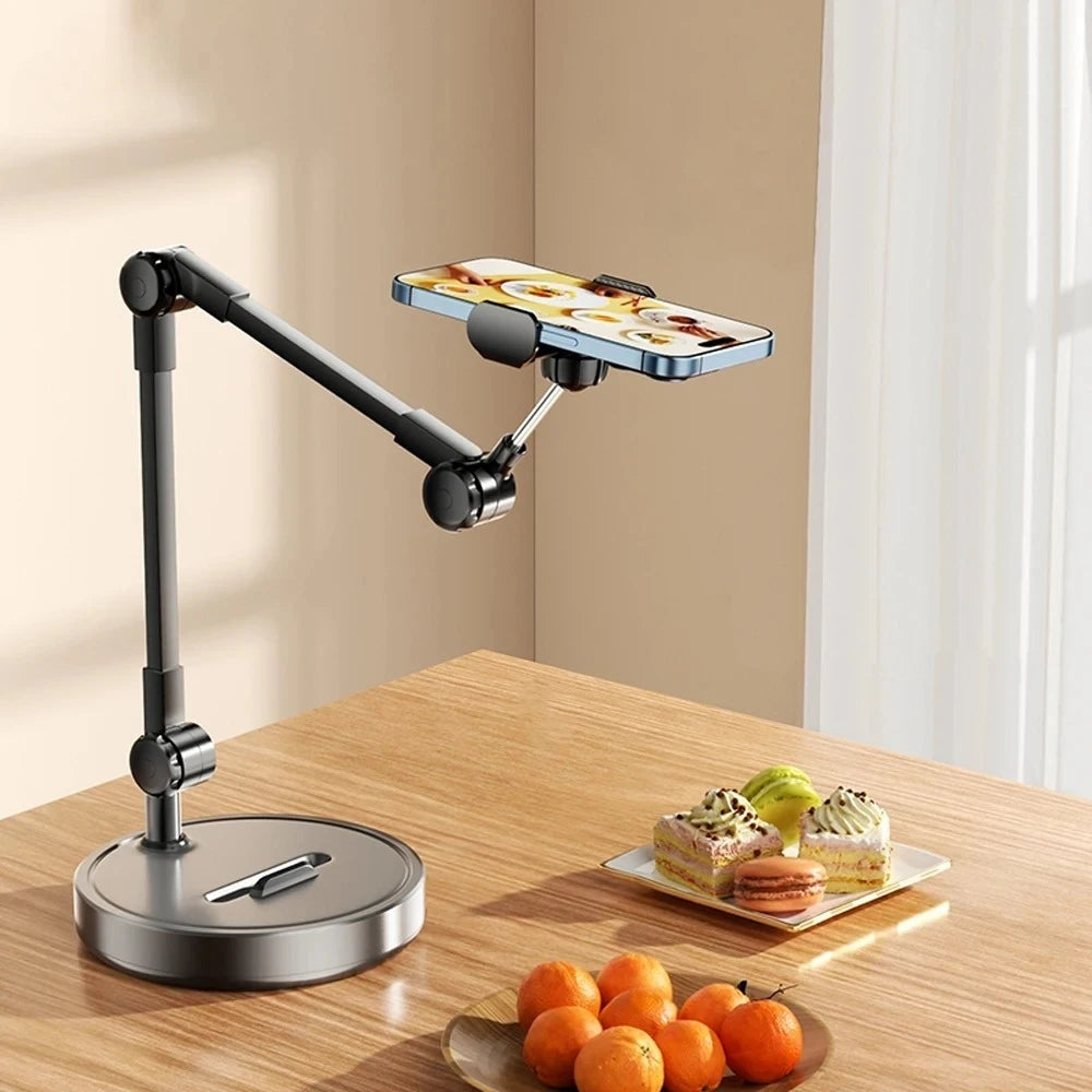 Folding Adjustable Phone Stand with Flexible Arm