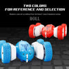 Two colors of remote control tires for reference and selection, showing off-road action.