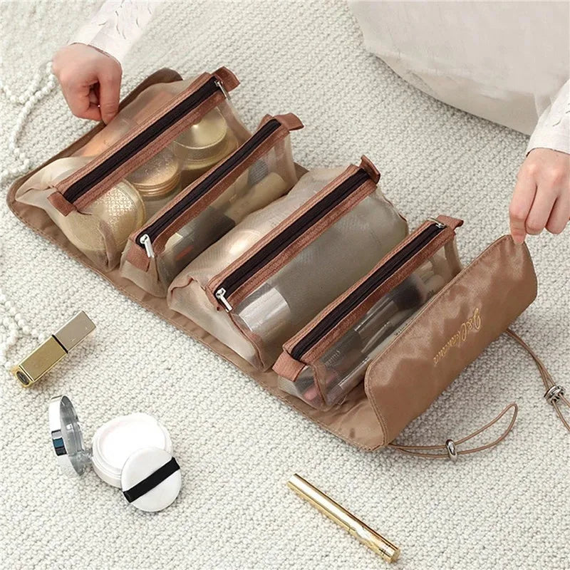 4-in-1 Detachable Travel Makeup Organizer Bag