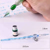 Crystal Glass Dipping Pen with Gold Ink Set