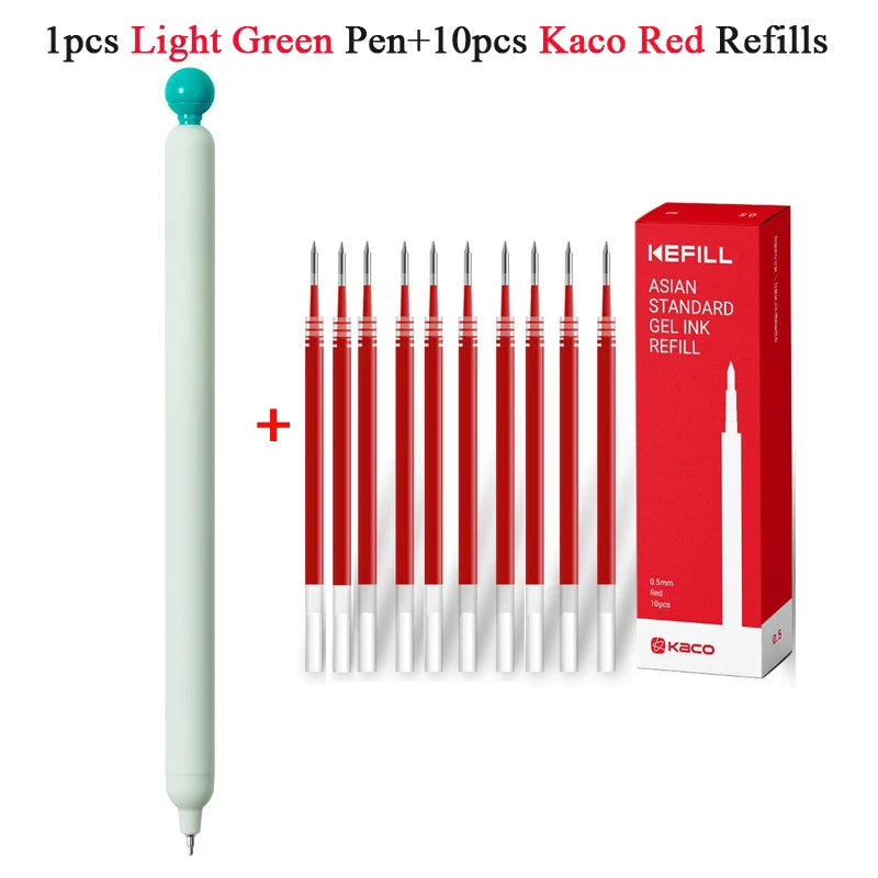 KACO POPUP Retractable Gel Pen – 0.5mm Smooth Writing, Quick-Dry Ink