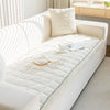 Cozy Quilted Flannel Sofa Pad with Anti-Slip Backing
