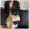 Vintage PU Leather Crossbody Bucket Bag