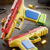 Building Block Toy Gun with Continuous Firing Blowback Action
