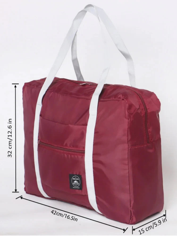 Foldable Travel Duffle Bag with Trolley Sleeve