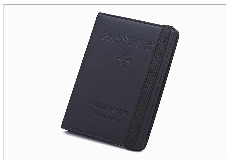 RFID-Blocking Passport Holder with Card Slots