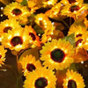 Solar-Powered LED Sunflower Garden Light