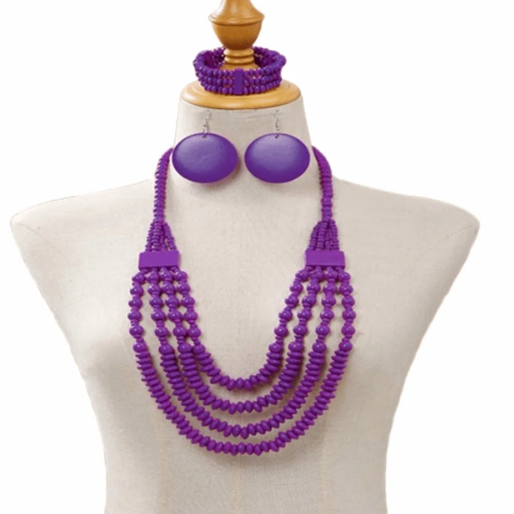 Set de Collar de Cuentas Encapa Bohemio