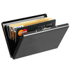 Skull Print Stainless Steel Credit Card Holder Wallet
