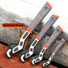 Self-Locking Adjustable Wrench with Quick-Release Mechanism
