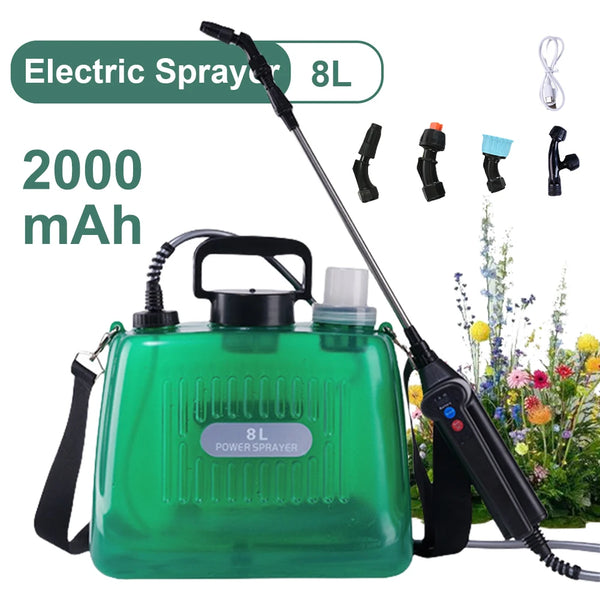 Elektrischer Rucksack-Sprüher mit einstellbaren Geschwindigkeiten