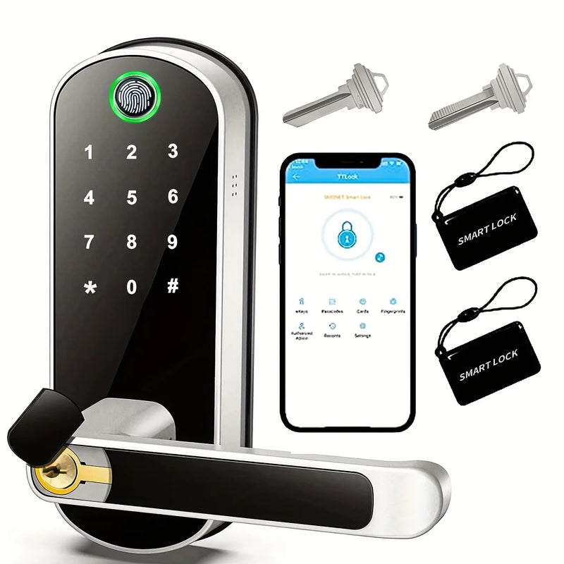 Smart Fingerprint Door Lock with WiFi App Control