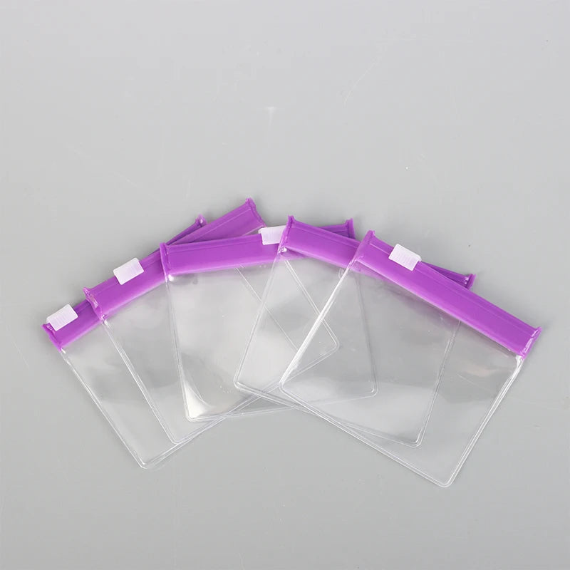 Ensemble de Pochettes Zippeuses en EVA Transparente pour Pilules