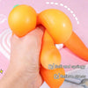 Carrot Stretch Squeeze Toy – Soft Stress Relief Fidget for Kids & Adults