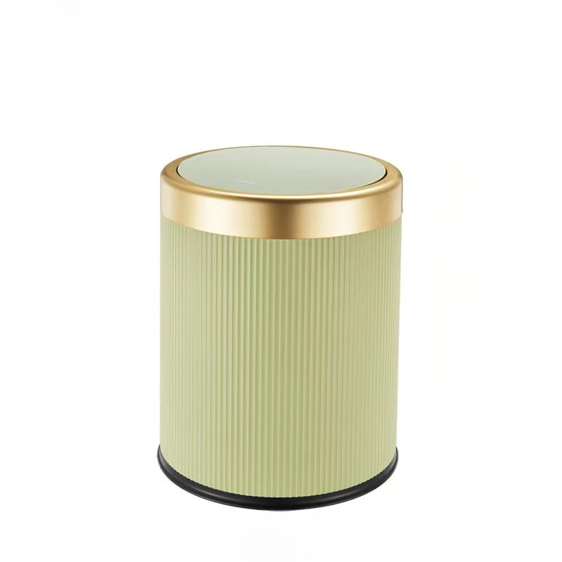 Step-On Trash Can with Lid – Durable Plastic Wastebasket for Home