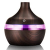 Wood Grain Ultrasonic Air Humidifier with Essential Oil Diffuser