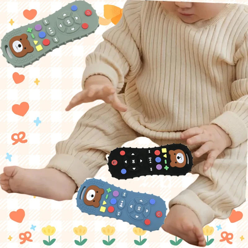 Food-Grade Silicone Remote Control Teether Toy