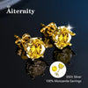 S925 Sterling Silver Moissanite Stud Earrings