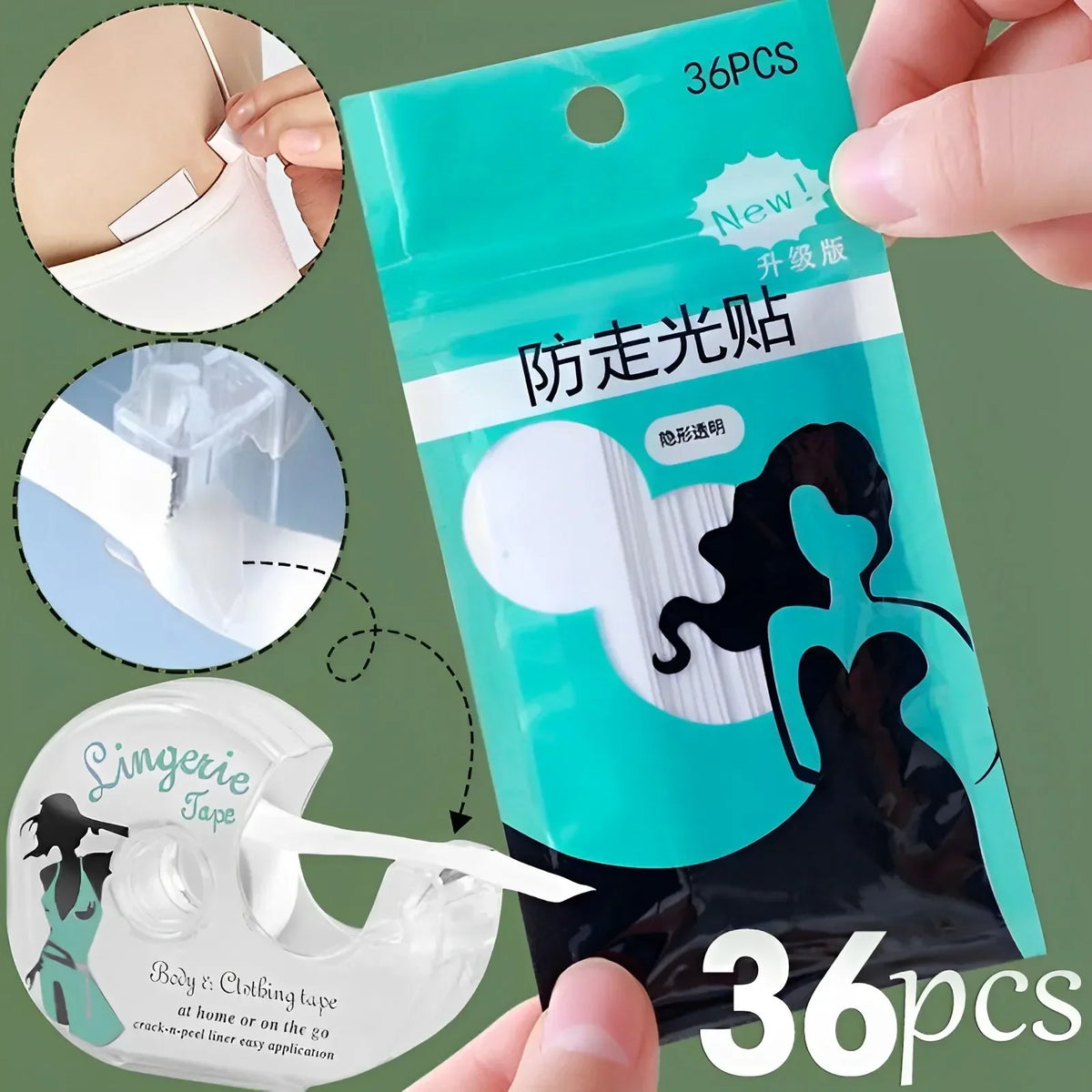 Invisible Double-Sided Body Tape for Secure, Seamless Wear