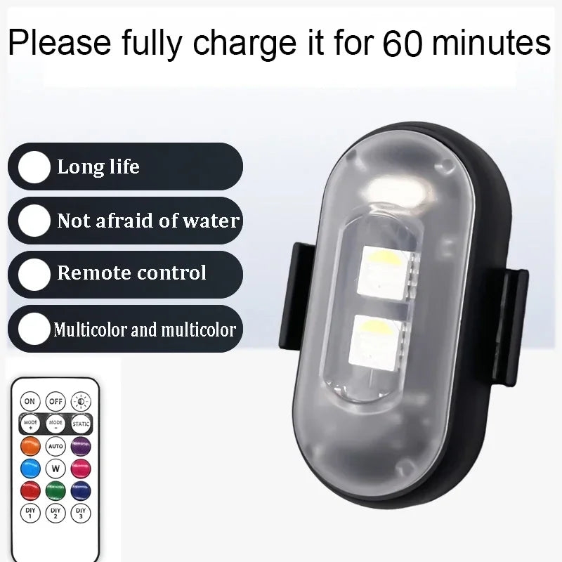 ضوء وميض LED لاسلكي عن بعد
