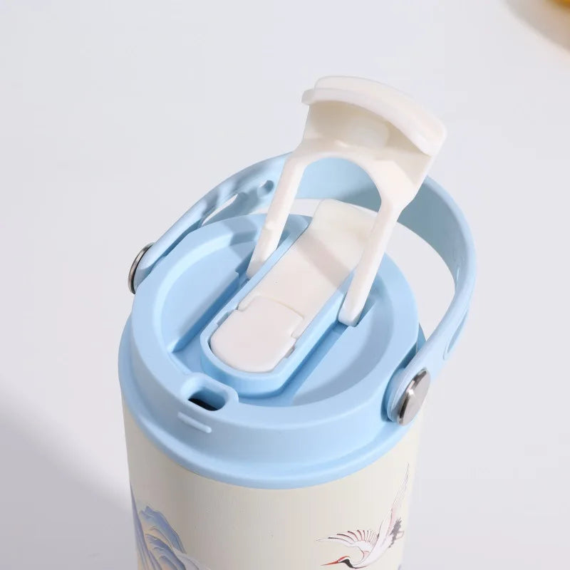 750ml Double-Wall Insulated Tumbler with Handle