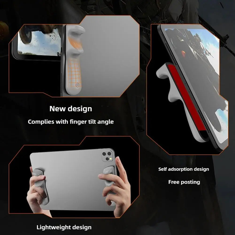 Silicone Gaming Grip for Tablets with Six-Finger Control
